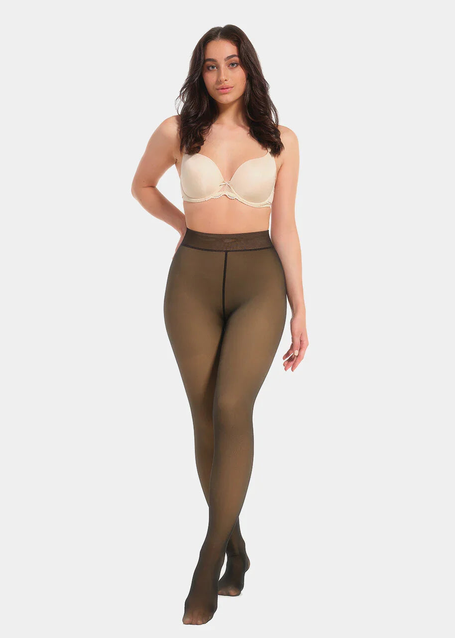 Auralin™ WinterSoft Fleece-Lined Pantyhose (220g/300g)