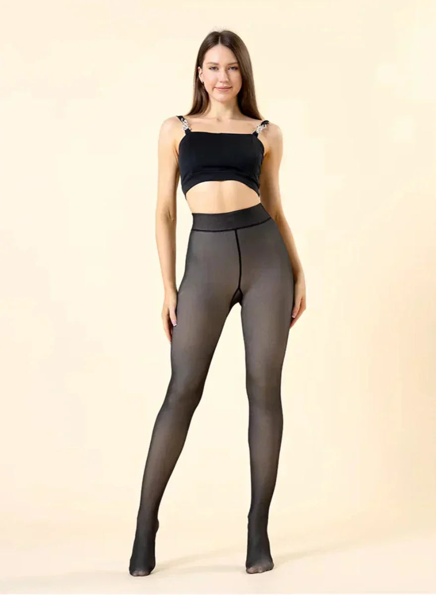 Auralin™ WinterSoft Fleece-Lined Pantyhose (220g/300g)