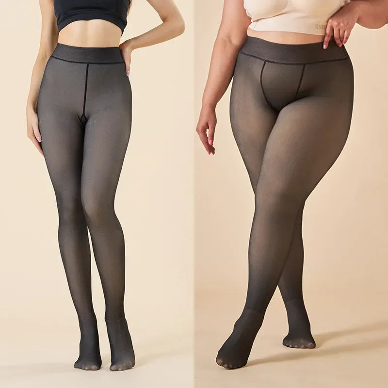 Auralin™ WinterSoft Fleece-Lined Pantyhose (220g/300g)